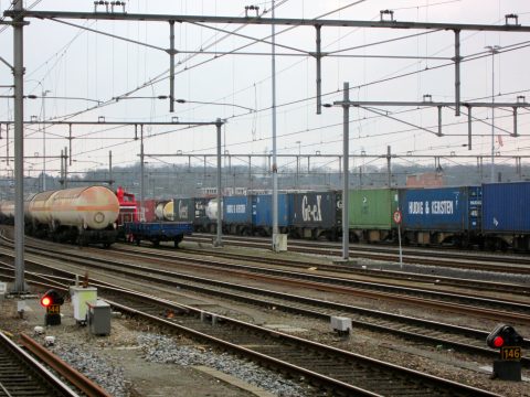 Goederentreinen, station Venlo