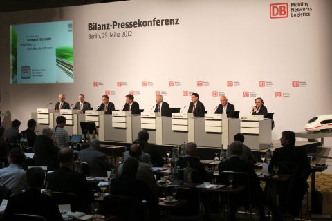 Bilanz-Pressekonferenz 2012, Deutsche Bahn, DB Schenker