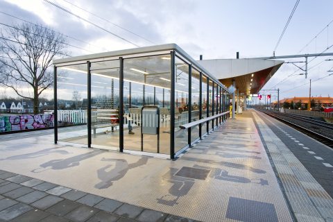 Kunst, station Breukelen, foto: Jeroen Poortvliet