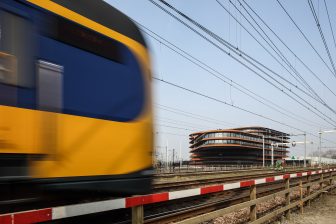 NS, trein, verkeersleidingspost, Utrecht