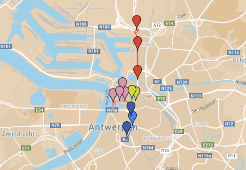 Noorderlijn, tramlijn, Antwerpen