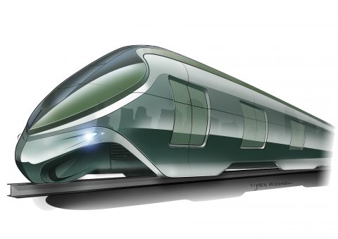 Ontwerp Hyperloop, TU Delft, ontwerp: Tijmen Veldhoen