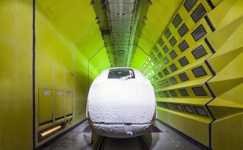 Siemens test passagierstrein ICE 4 voor Deutsche Bahn