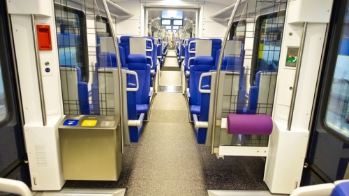 Interieur nieuwe NS-Sprinter, Flirt-trein Stadler