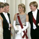 Koningin Mathilda, Koning Philip, Koningin Maxima en Koning Willem-Alexander, foto: ANP
