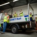 Medewerkers van spooraannemer Asset Rail