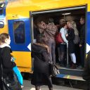 Chaos op het treinstation in Tilburg vanwege een losgeraakt treinstel