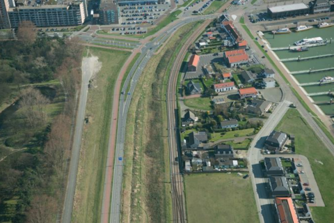 Omgeving Stationsweg Hoek van Holland, Hoekse Lijn