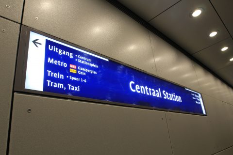 Metrohalte Amsterdam Centraal Noord/Zuidlijn