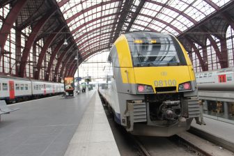 Locomotief NMBS trein Belgie Antwerpen