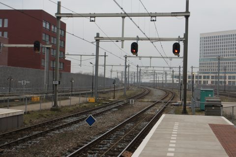 Rood sein station Breda