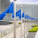 Vlaggen voor het Berlaymontgebouw