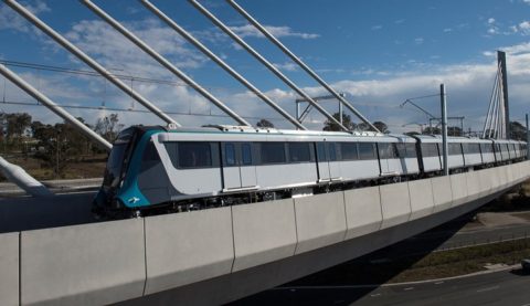 Sydney Metro test een autonome metrotrein