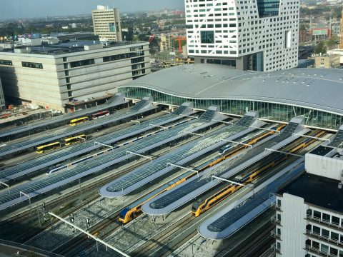 Treinen op station Utrecht, foto: NS