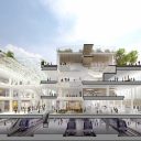 Het ontwerp voor het nieuwe Gare du Nord in Parijs, Frankrijk. Bron: SNCF