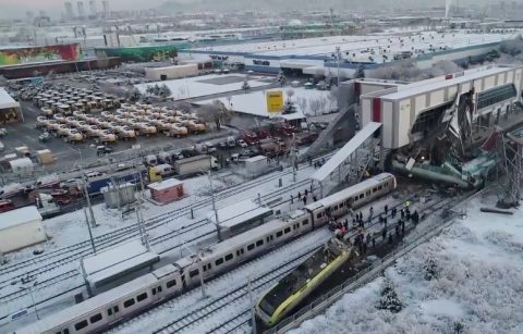 Dodelijk treinongeluk Ankara