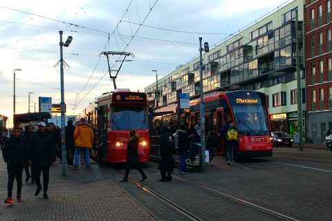Trams in Den Haag