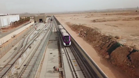 Testrit metro Alstom in Riyad