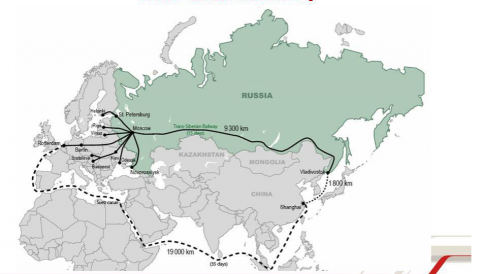 Kaart Rusland