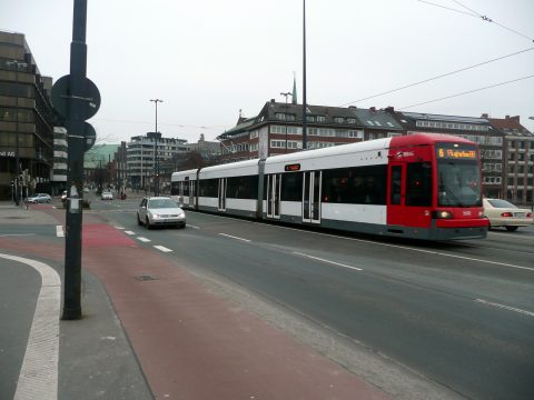 Een tram in Bremen, bron: Bremen Tram/FlickR