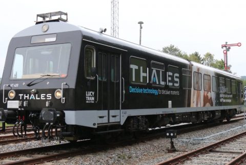 Thales Lucy-train, bron: Vodafone