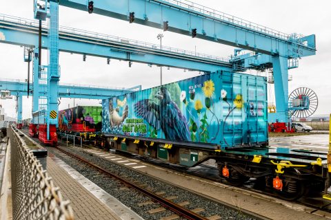 Noah's train, bron: Havenbedrijf Rotterdam