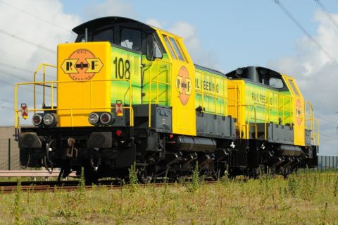 RRF-locomotieven op de Maasvlakte
