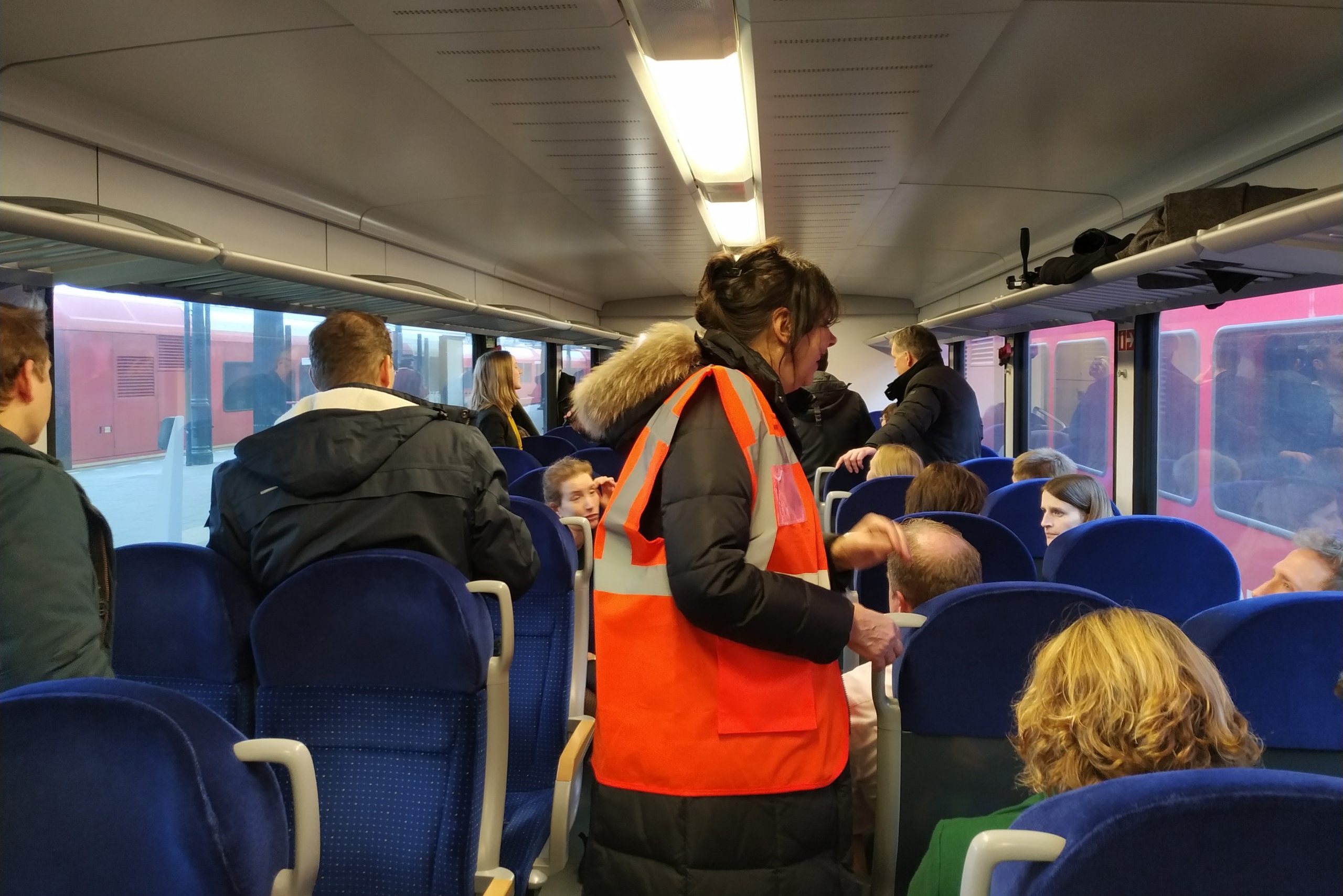 De testrit met de zelfrijdende trein in Groningen