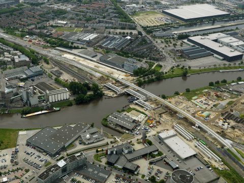 Spoorbrug Den Bosch, bron: Heijmans
