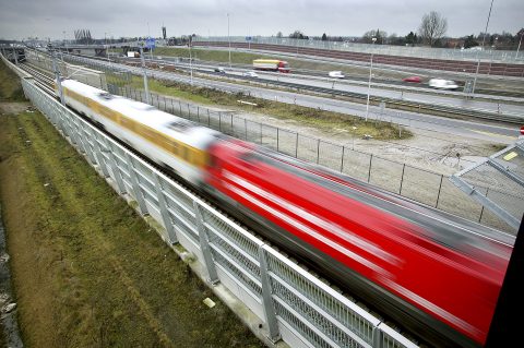 Een testrit die in 2012 met ERTMS op de HSL werd gedaan, bron: Hollandse Hoogte