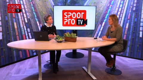 Karin Haaksman, hoofd Externe Betrekkingen Strukton Rail te gast bij SpoorProTV