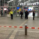 Op dinsdag 3 november rond 19 uur is station Utrecht Centraal ontruimd, foto: ANP