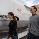 Eerste hyperloop test met passagiers (Sarah Lawson, Virgin Hyperloop)