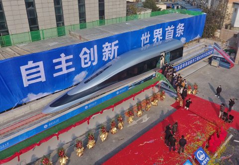 Maglev trein met 620 km/h, Xinhua