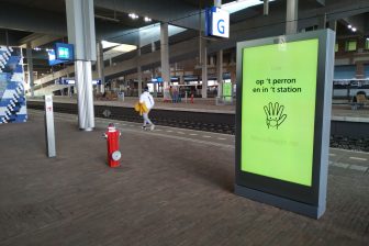Station Breda tijdens de coronacrisis