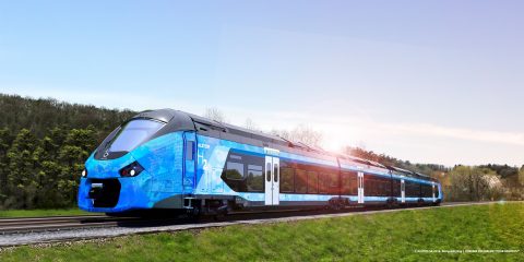 Hybride waterstof-elektrische trein Alstom