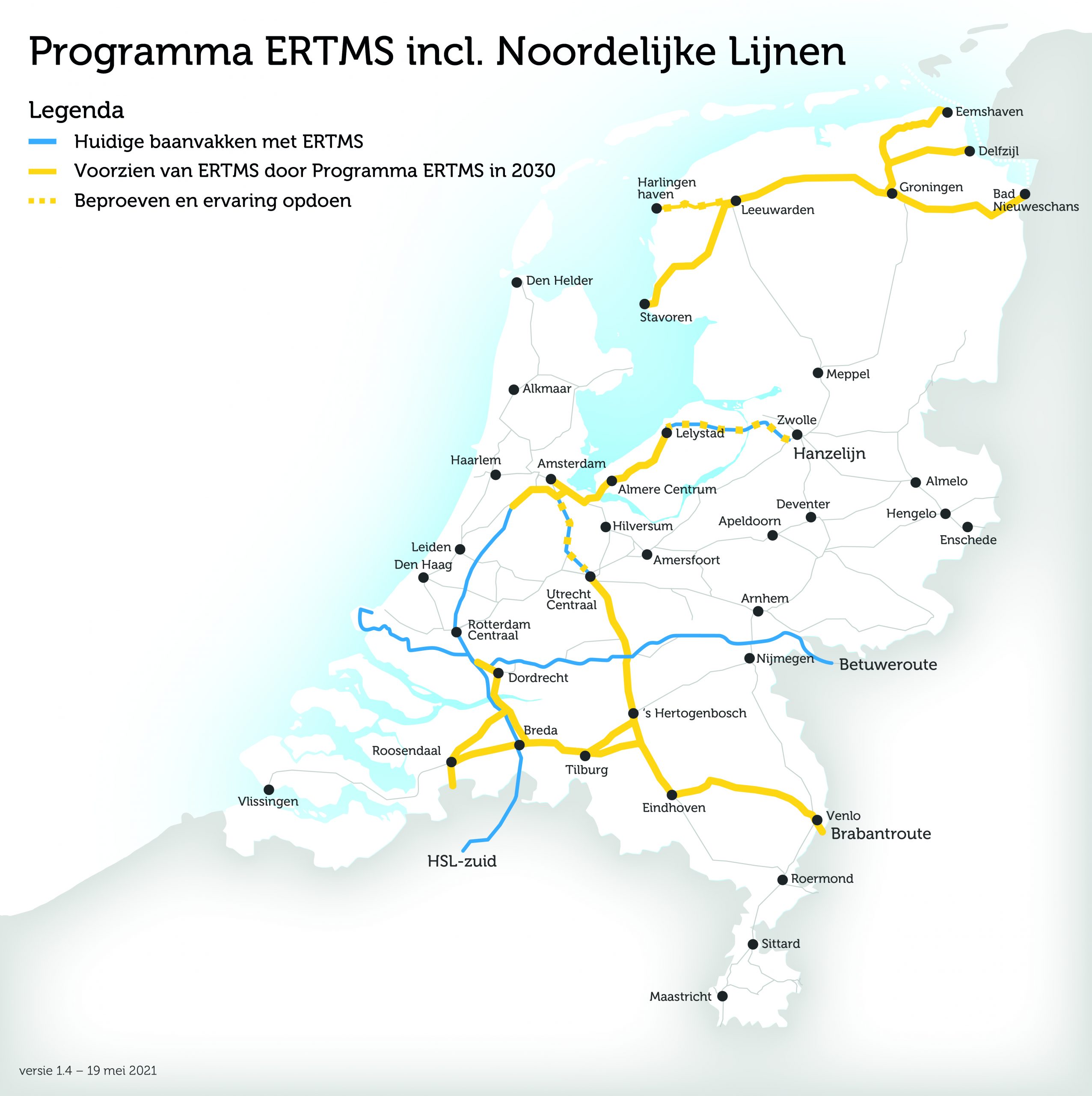 ERTMS Kaart NL_update Noordelijke lijnen