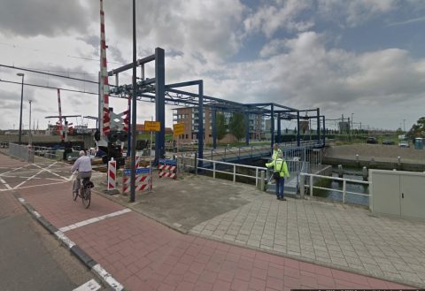 Havenspoorbrug Maassluis, foto: Google Maps