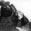 Een trein van de NMBS in de Tweede Wereldoorlog