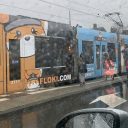 Crypto reclame op tram