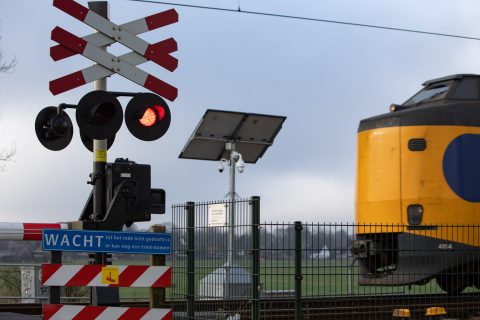 Een spoorwegovergang in Soest, foto: ANP