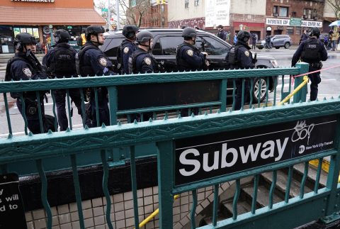 Schietpartij metro New York, Bron: ANP