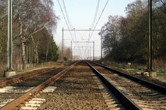 Spoor tussen Zwolle en Meppel