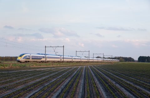 Eurostar-trein bij Nispen