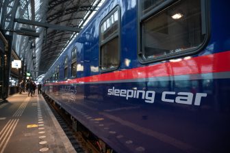 Slaaprijtuig van een Nightjet-trein