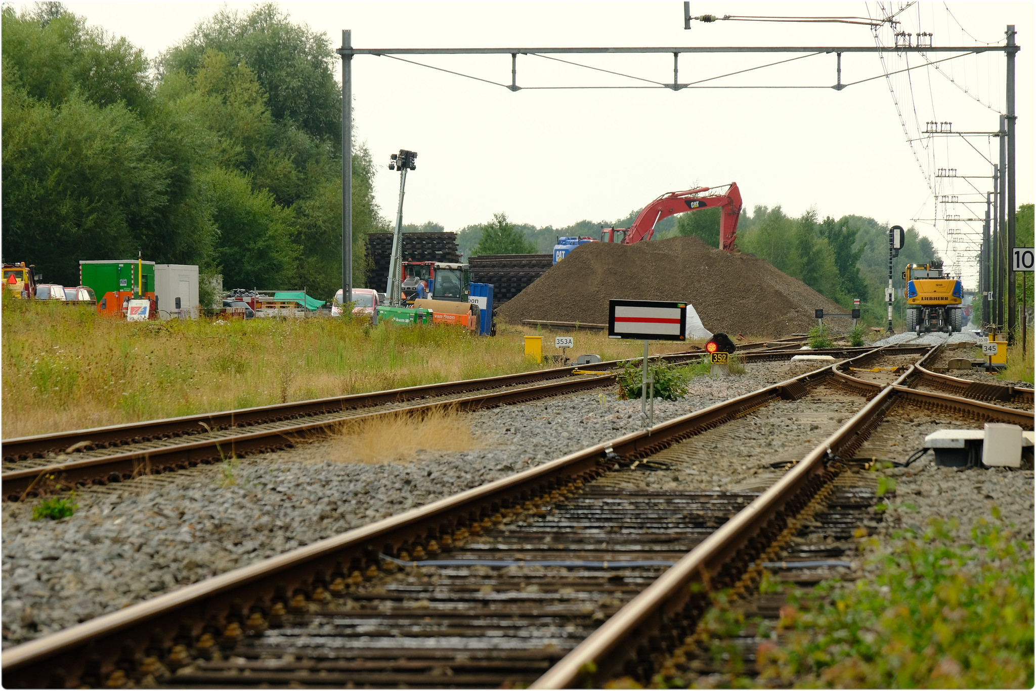 Extra veiligheidsmaatregel bij spoorwerk na ongeluk Voorschoten
