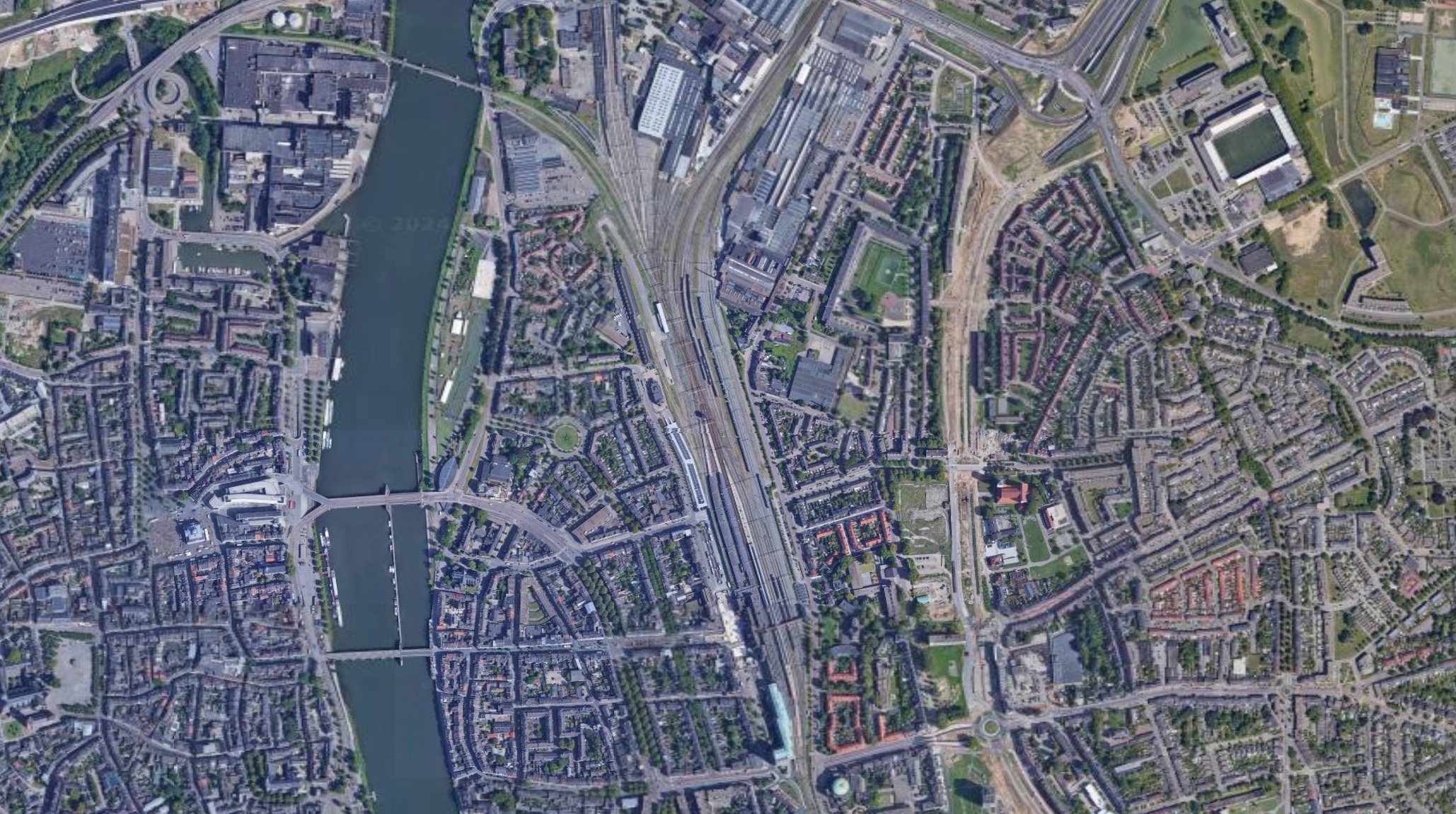 Plannenmakers ondergronds station Maastricht willen eerst woningen bouwen op emplacement