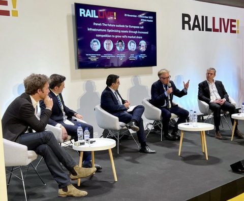 ALLRAIL’s Secretary General Nick Brooks at the Rail Live conference in Madrid, Spain. (Photo: ALLRAIL)